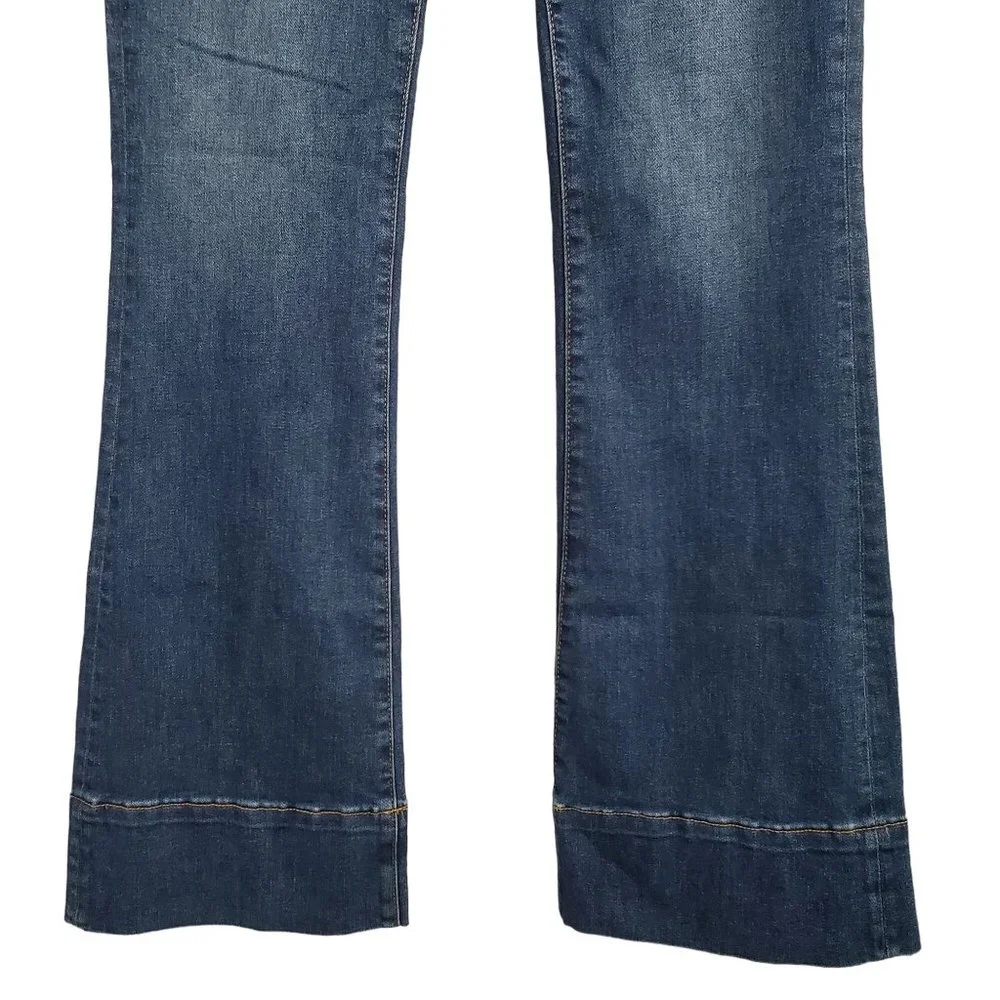 Driftwood Size 31 x 34 Jeans Wyatt Boot Trouser Denim Leopard Trim Tiger King - Picture 4 of 10